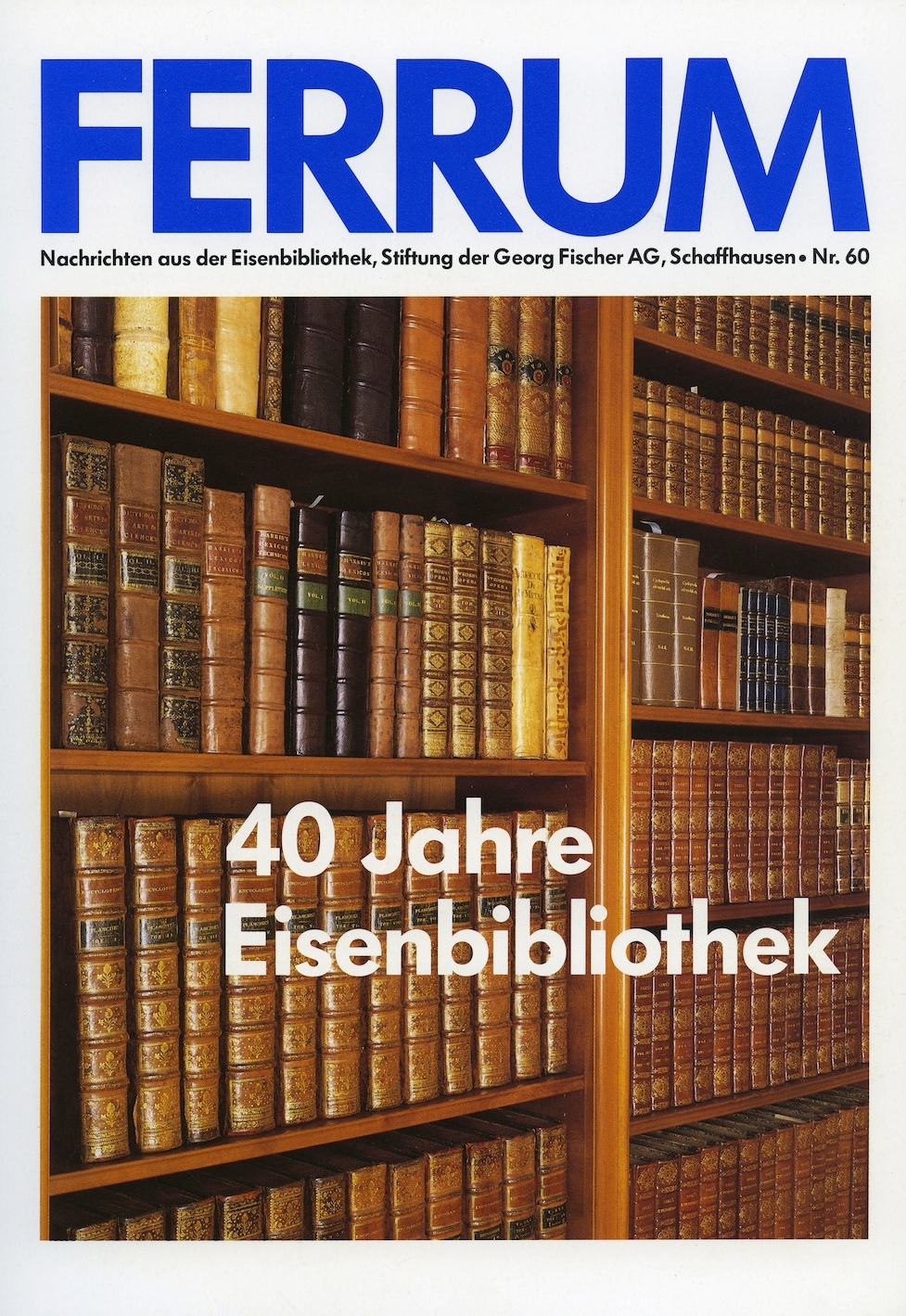Ferrum 60/1988, Cover